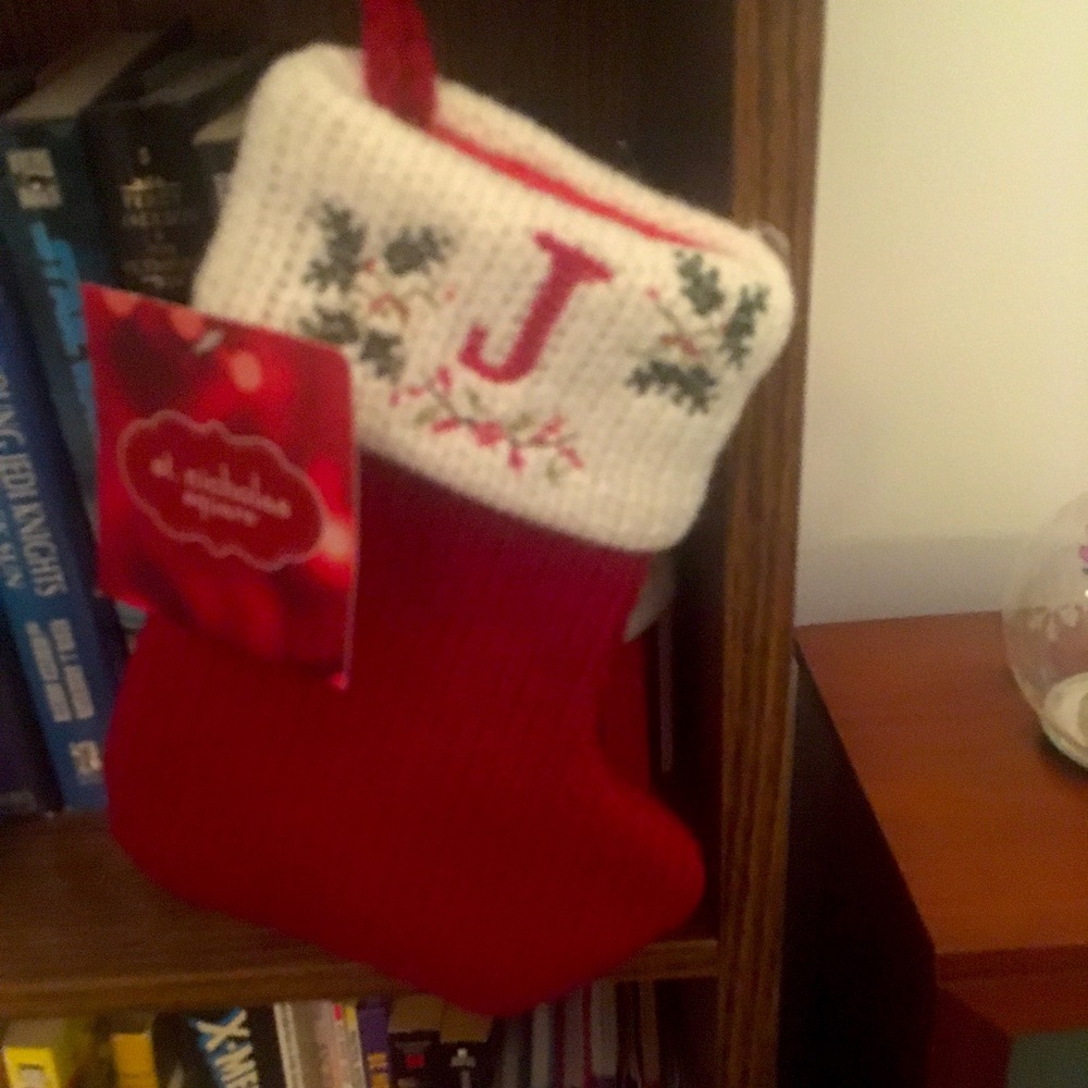 Super cute Small Monogrammed St. Nicholas Square stocking